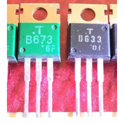 2SB673 2SD633 B673 D633 2Pair/lot 2SB673 2SD633 B673 D633 2Pair/lot